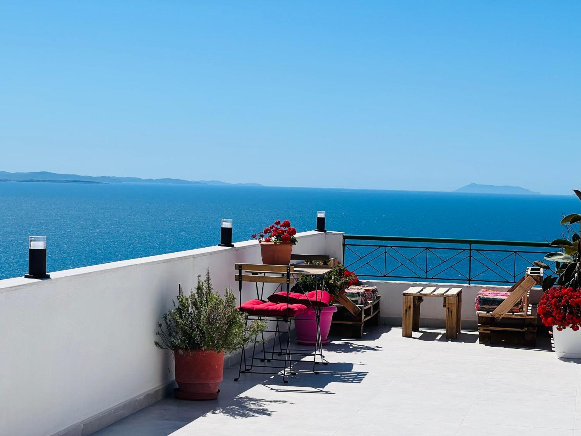 Terrace View Apartments Sarande Ngoại thất bức ảnh